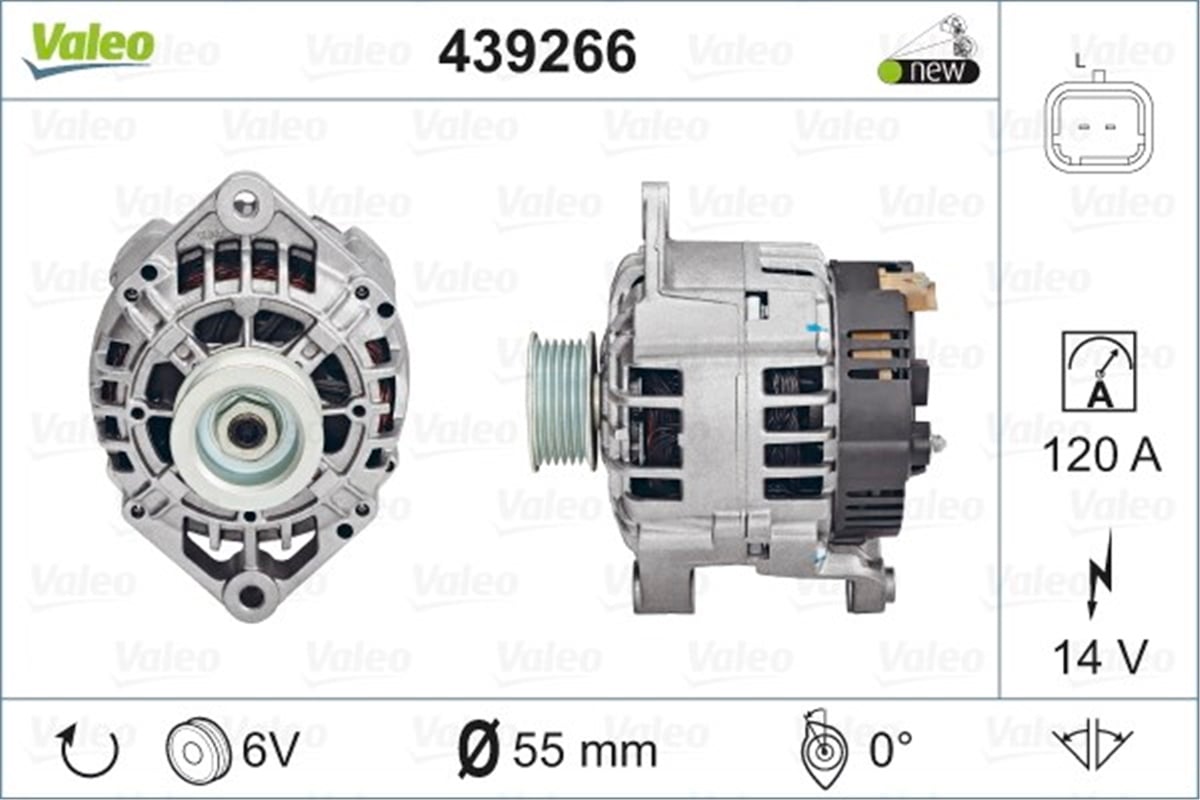 RENAULTALTERNATÖR RENAULT VALEO 439266VALEOVALEO 439266