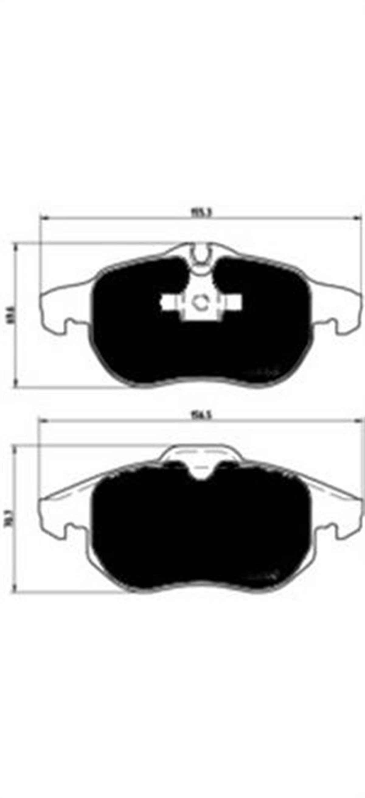 VECTRAÖN BALATA CROMA 06.05 SIGNUM 05.03 VECTRA C 08.02 SAAB 9.3 02 MARELLI 323700007300MARELLIMARELLI 323700007300