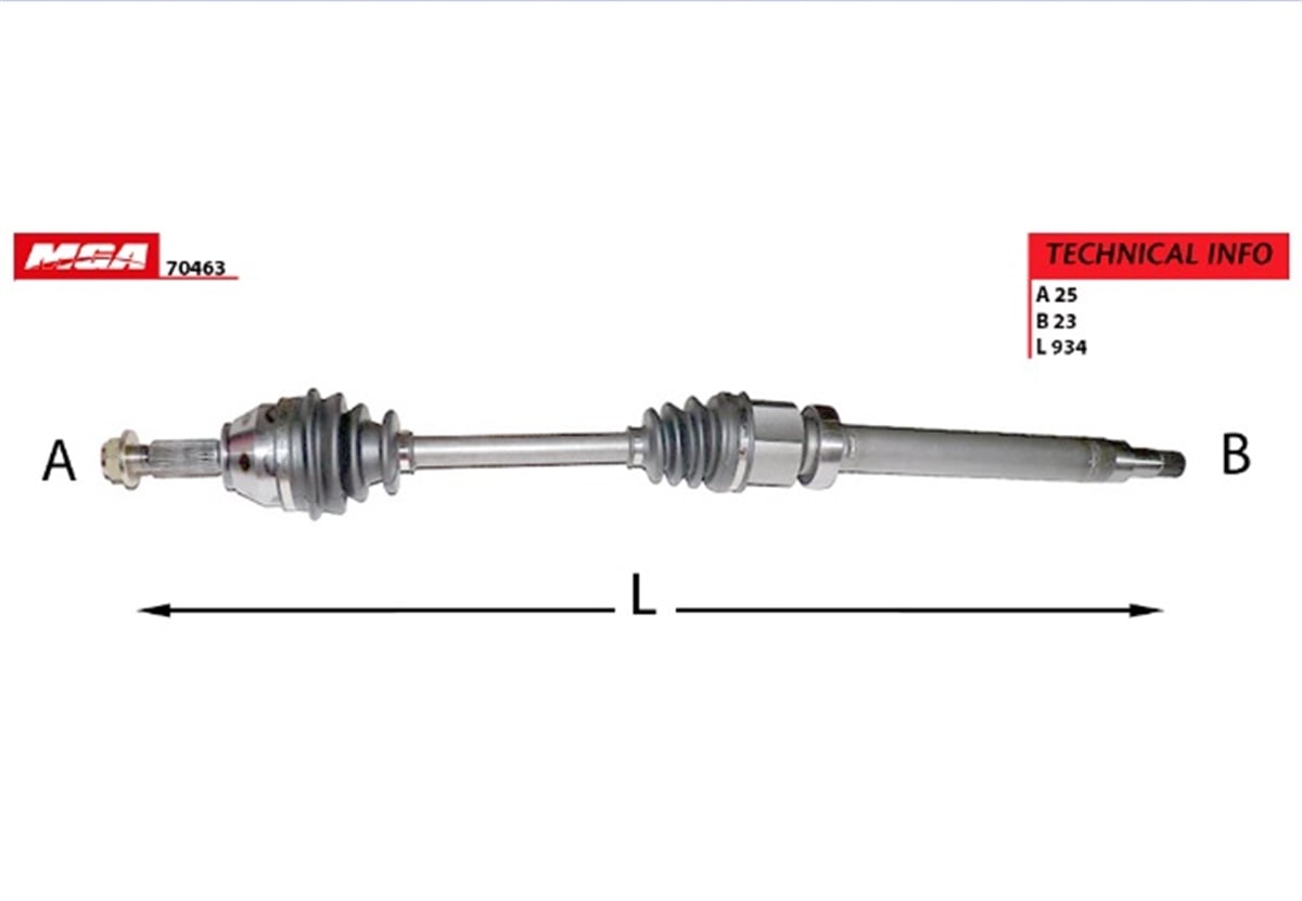YEDEK PARÇAAKS KOMPLE SAĞ  FORD  FOCUS 1.6 ZETEC 98- 05 XS4W 3B436 DB -MGA-70463MGAMGA-70463
