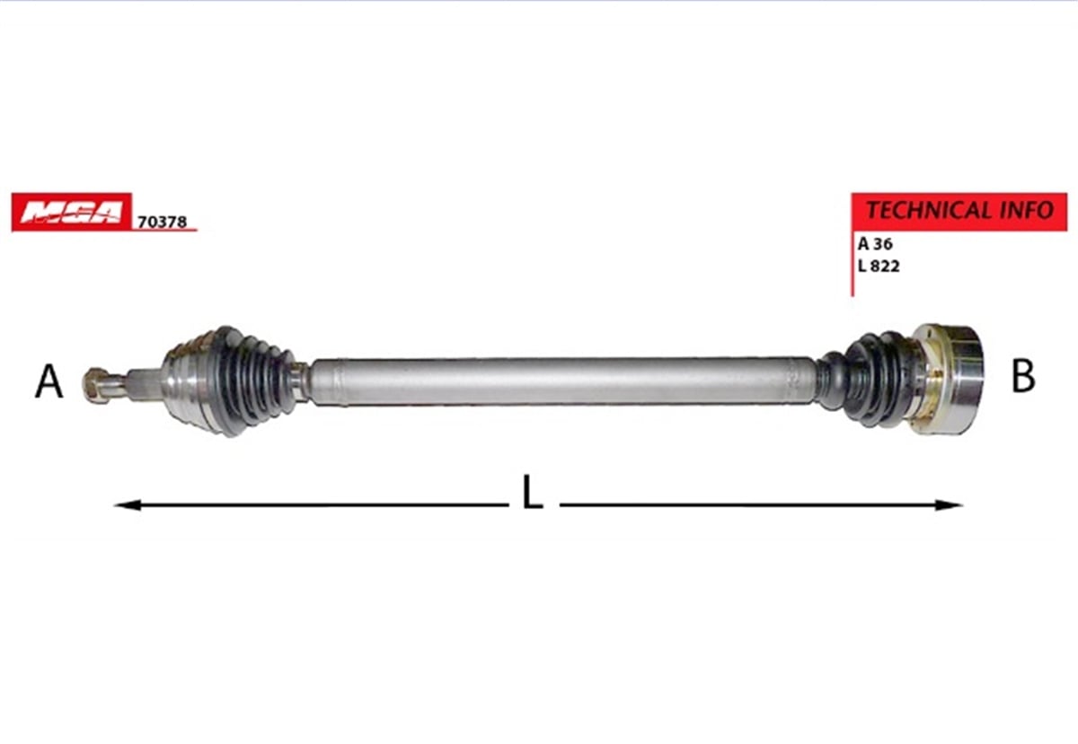 YEDEK PARÇAAKS KOMPLE SAG-VW GOLF IV/BORA/SEAT TOLEDO/SKODA OCTAVIA  1,9 AGR 1J0407272 -MGA-70378MGAMGA-70378