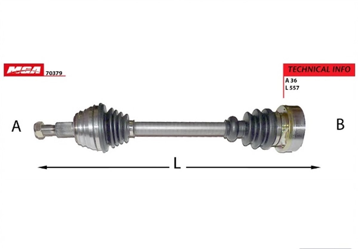 YEDEK PARÇAAKS KOMPLE SOL-VW GOLF IV/BORA/SEAT TOLEDO/SKODA OCTAVIA  1,9 AGR 1J0407451AX -MGA-70379MGAMGA-70379