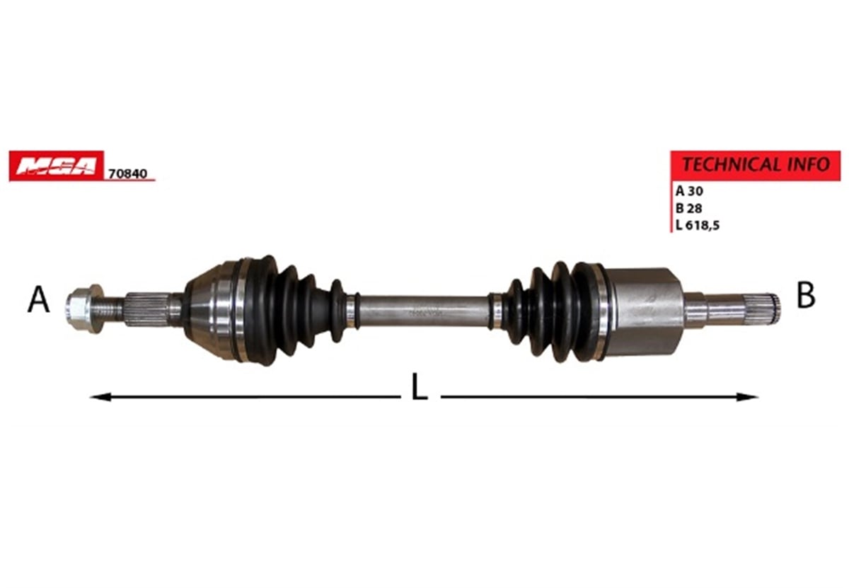 YEDEK PARÇAAKS SOL  CHEVROLET  CAPTIVA 07>  96624721 -MGA-70840MGAMGA-70840