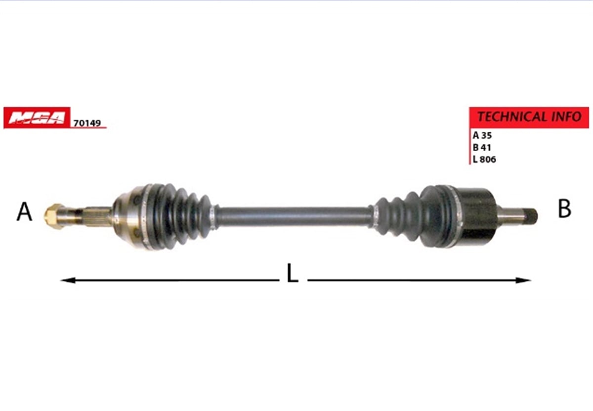 YEDEK PARÇAAKS SOL  FIAT  DUCATO PEUGEOT  BOXER CITROEN  JUMPER 2.2MJTD 2.3MJTD 06--  1349788080 -MGA-70149MGAMGA-70149