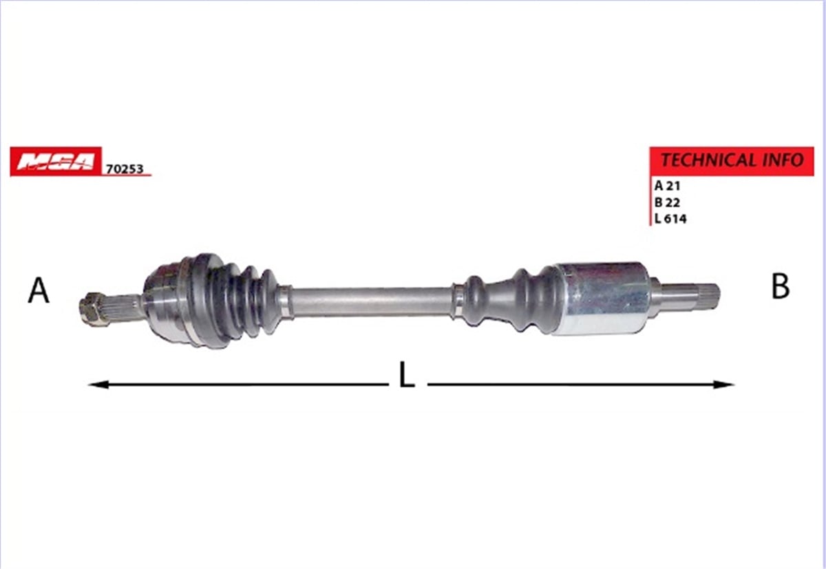 YEDEK PARÇAAKS SOL  PEUGEOT  106 CITROEN  AX SAXO 1.4 1.5D-- 99 205 1.0 4 BIJON  3272W8 -MGA-70253MGAMGA-70253