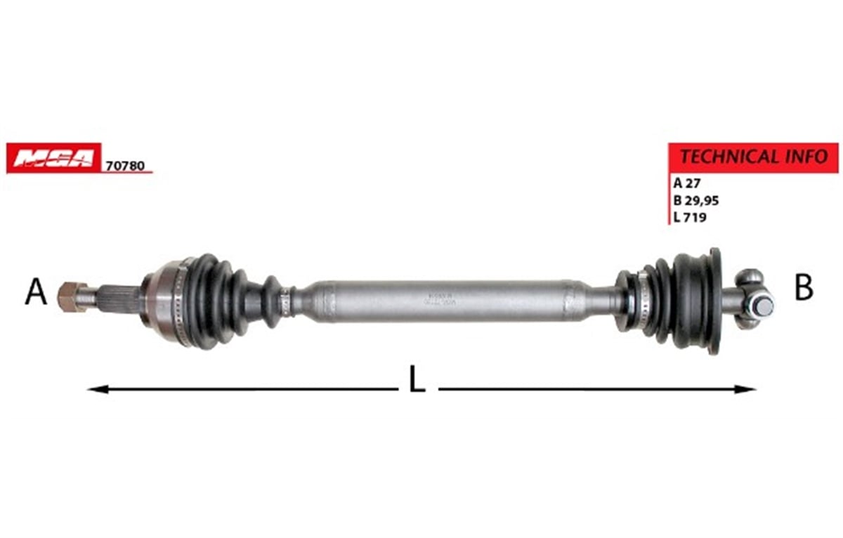 YEDEK PARÇAAKS SOL RENAULT LAGUNA II BGO/1 1.6 i 16V M-T SH3 ŞANZUMAN 01-07 8200232886 -MGA-70780MGAMGA-70780