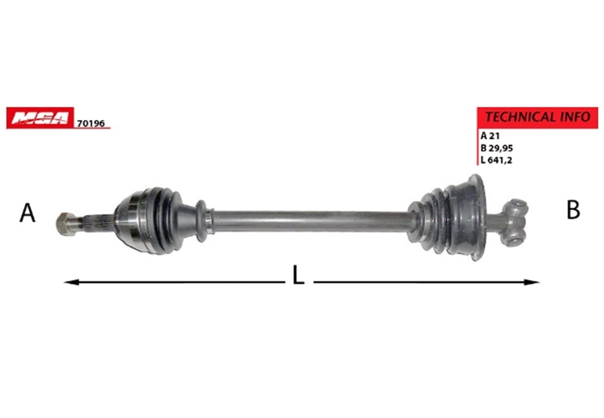 YEDEK PARÇAAKS SOL -  RENAULT  R19  7701349880 -MGA-70196MGAMGA-70196