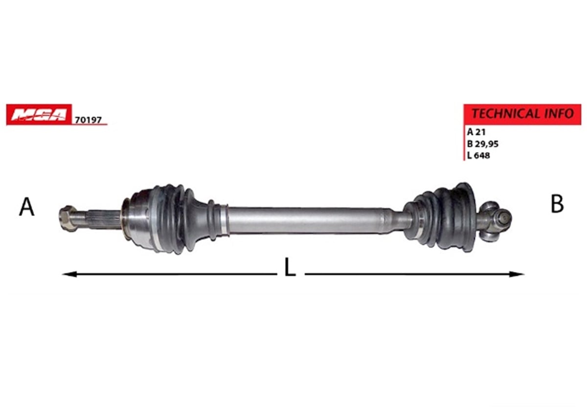 YEDEK PARÇAAKS SOL  RENAULT  R21 MANAGER  7701349785 -MGA-70197MGAMGA-70197