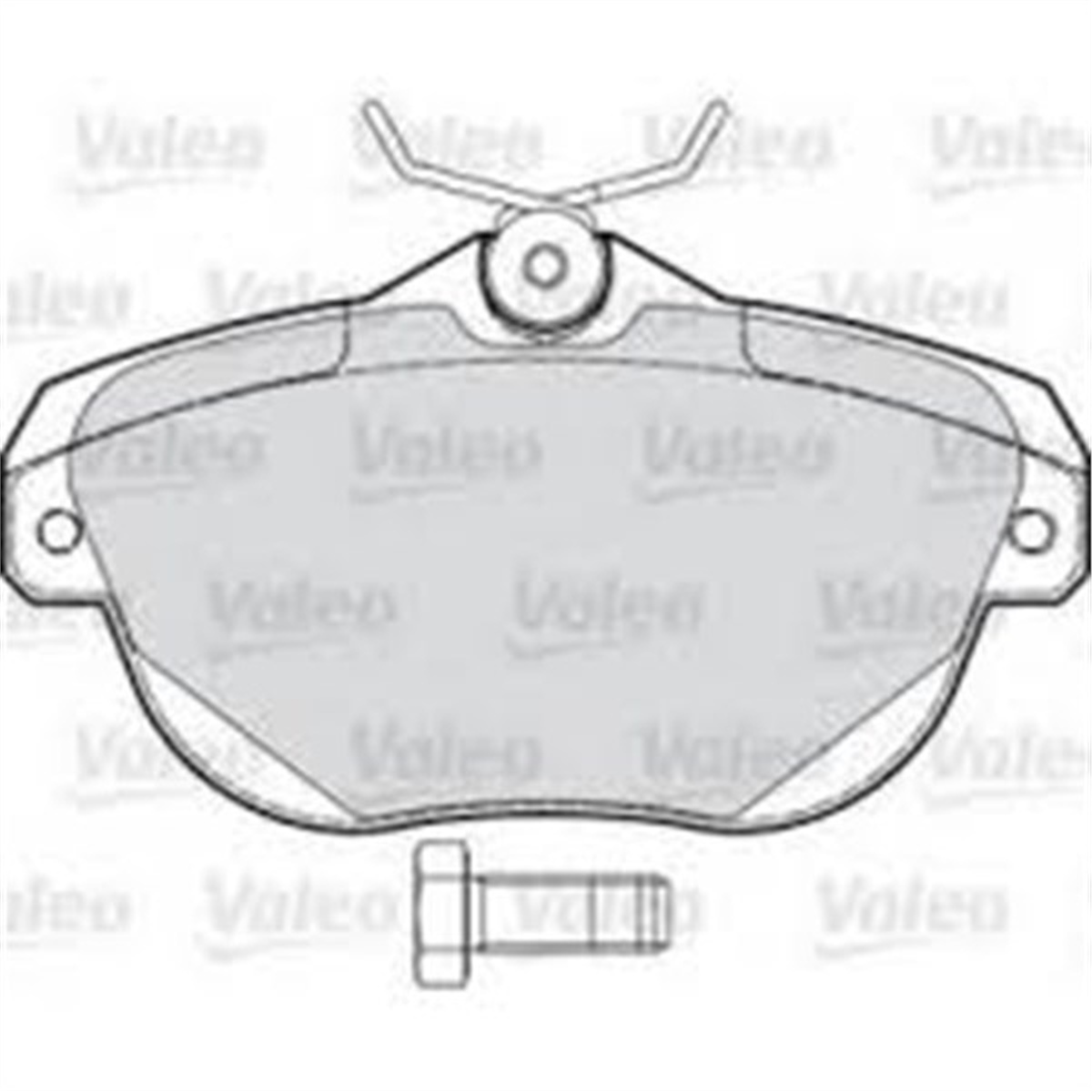 YEDEK PARÇAARKA BALATA C6 2.2HDI 173FAP-2.7HDI P205 FAP 3.0 V6 09-05 VALEO 598939VALEOVALEO 598939