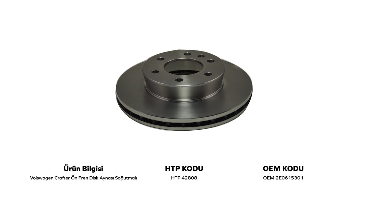 YEDEK PARÇAARKA FREN DİSK AYNASI DÜZ VW CRAFTERHATİPOĞLU*HTP42808
