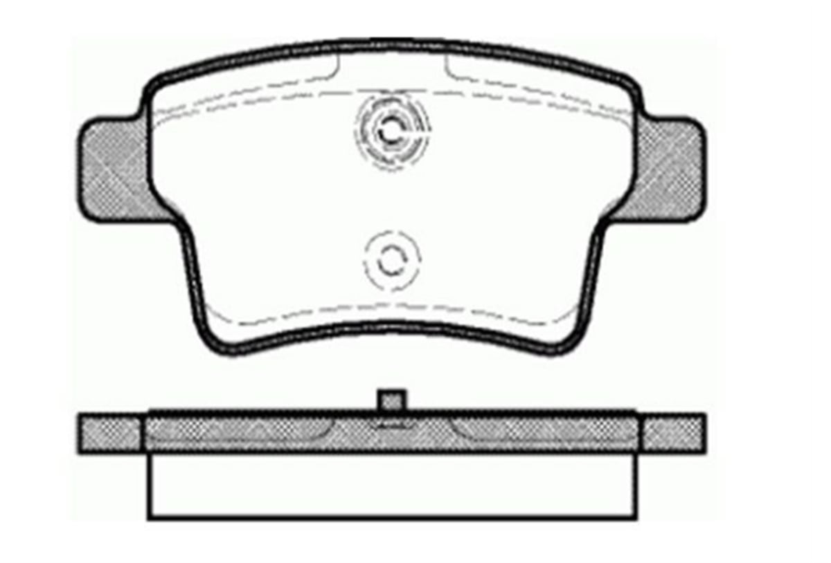 YEDEK PARÇAARKA FREN DISK BALATA WVA 24540  CITROEN  C4 PICASSO 1.6HDI 1.8 2.0 2.0HDI 06--  4254,32 -MGA-55178MGAMGA-55178
