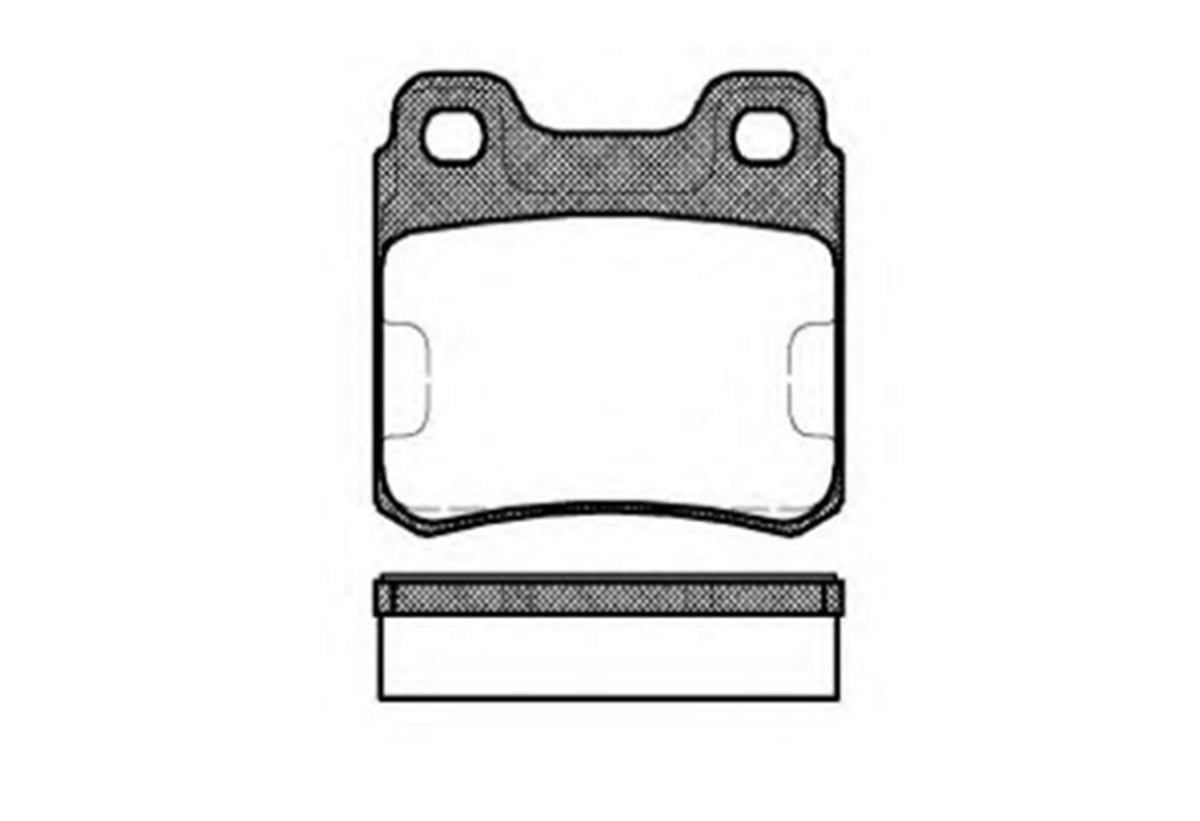 YEDEK PARÇAARKA FREN DISK BALATA WVA 21140  OPEL  VECTRA A 2.0 SAAB 900  1605877 -MGA-55190MGAMGA-55190