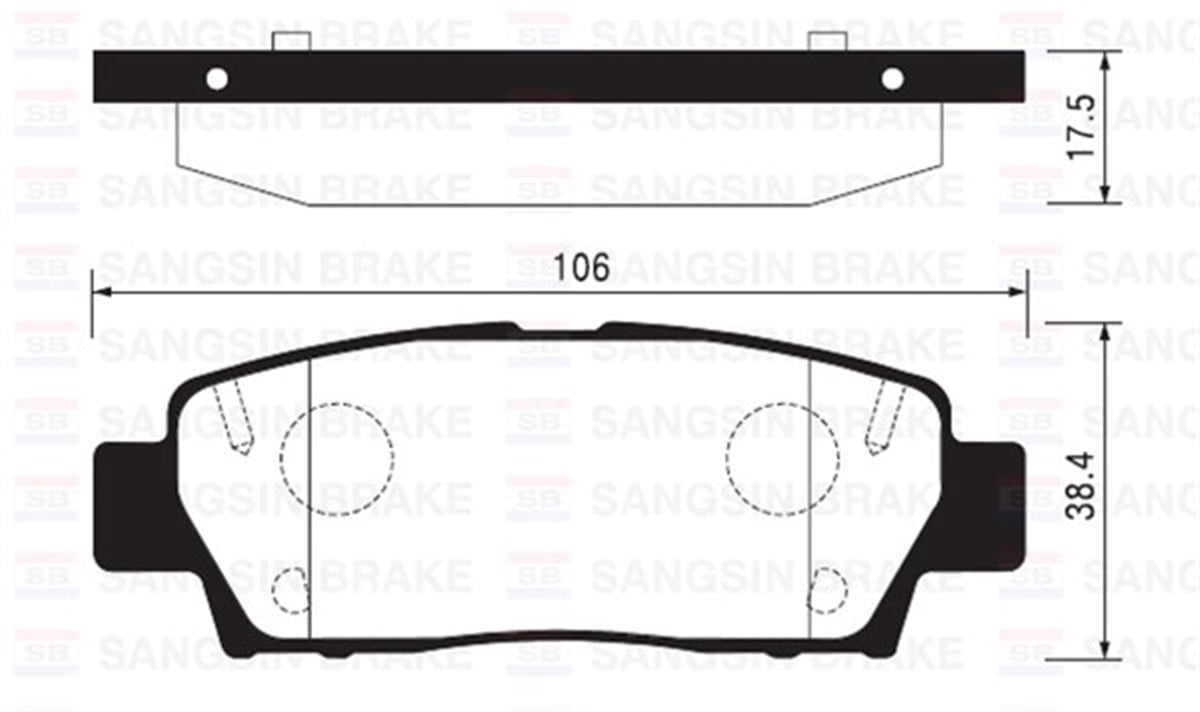 YEDEK PARÇABALATA ARKA DİSK TOYOTA CAMRY 2.2-3.0 91-96 AVALON 98-05 GDB7055 SANGSIN SP2022SANGSINSANGSIN SP2022
