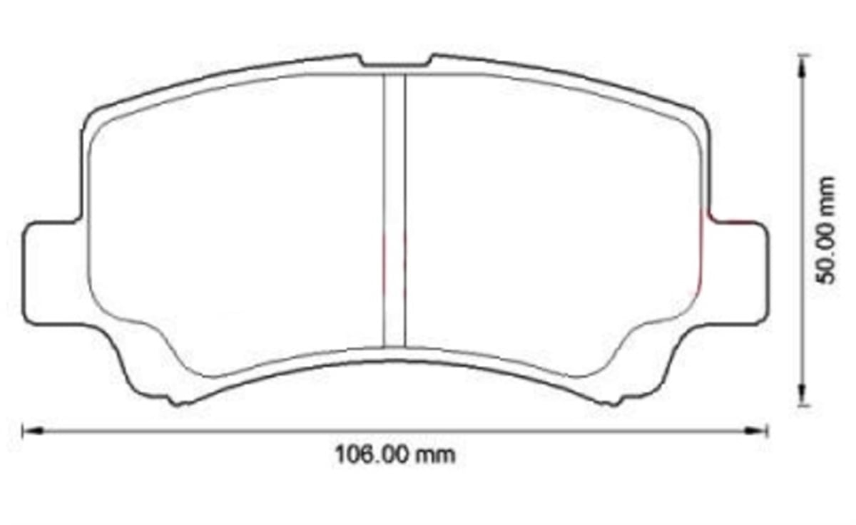YEDEK PARÇABALATA FREN ON -  DFM  VAN 08>13 / CHERY  KIMO 1.3  5581075F31 -MGA-55447MGAMGA-55447