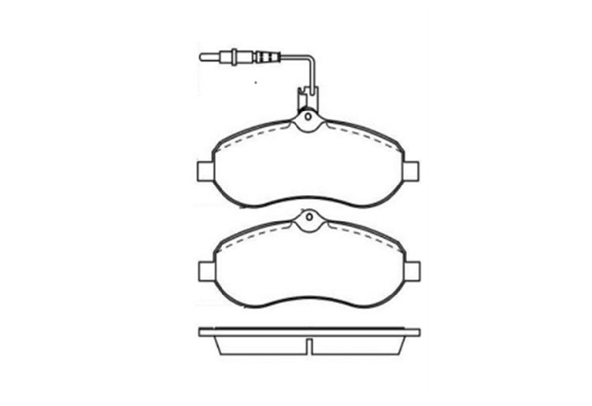 YEDEK PARÇABALATA FREN ON-FISLI-CITROEN JUMPY 07>>/FIAT SCUDO 07>>/PEUGEOT EXPERT 07>>     VWA24595 9467548887 -MGA-55104MGAMGA-55104