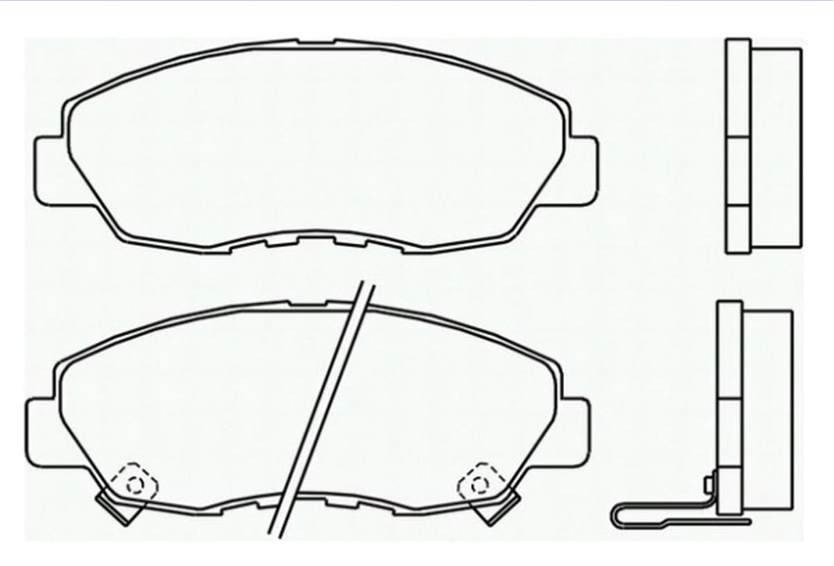YEDEK PARÇABALATA FREN ON-HONDA ACCORD 90>98  45022SM4A00 -MGA-55306MGAMGA-55306