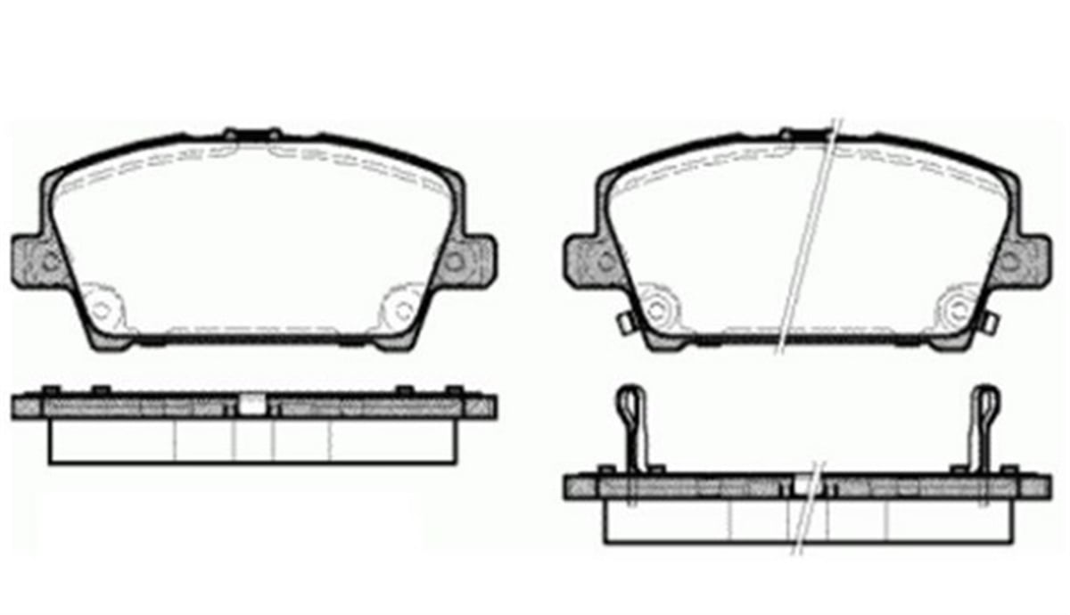 YEDEK PARÇABALATA FREN ON-HONDA CIVIC 07>11 HB/CIVIC 2012>> SEDAN  45022SMGE01 -MGA-55322MGAMGA-55322