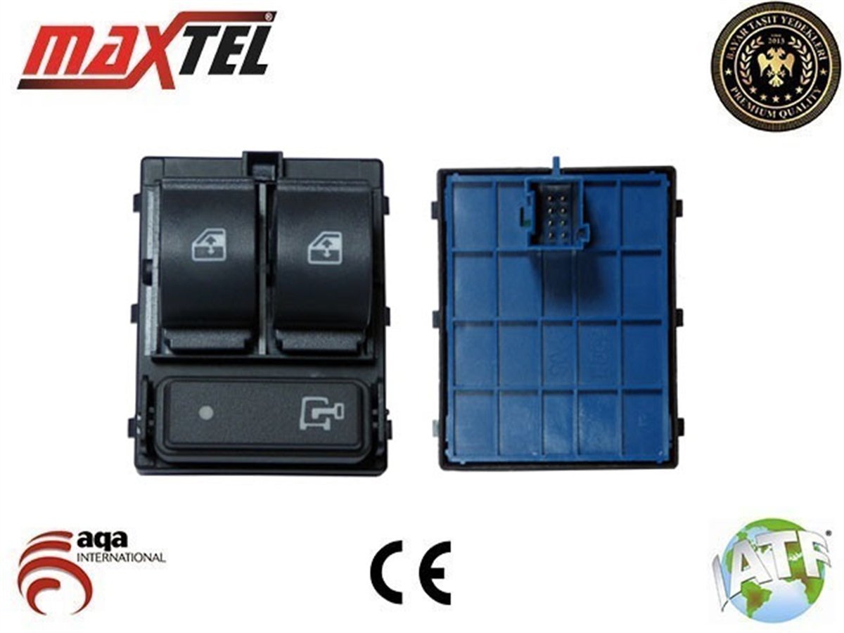 YEDEK PARÇACAM AÇMA DÜĞMESİ SOL 8 PİN MAVİ SOKET DUCATO IVMAXTEL18205129