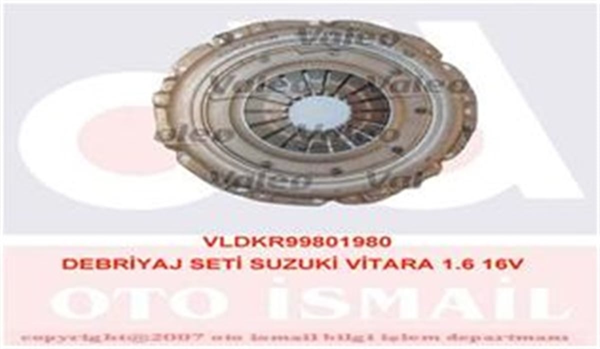 YEDEK PARÇADEBRIYAJ SETİ SUZUKI VITARA 1.6 16V SZ101KIT VALEO 801980VALEOVALEO 801980