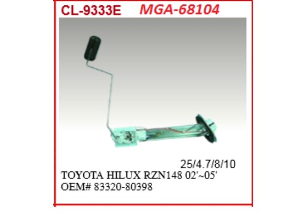YEDEK PARÇADEPO ŞAMANDIRASI-TOYOTA HILUX 02>05 