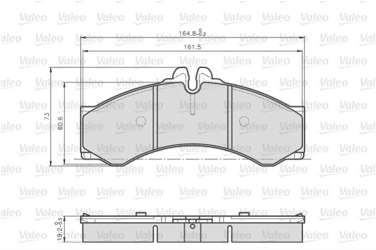 YEDEK PARÇADİSK FREN BALATASI LCV ÖN VW LT II 96 2003 VALEO 872153VALEOVALEO 872153