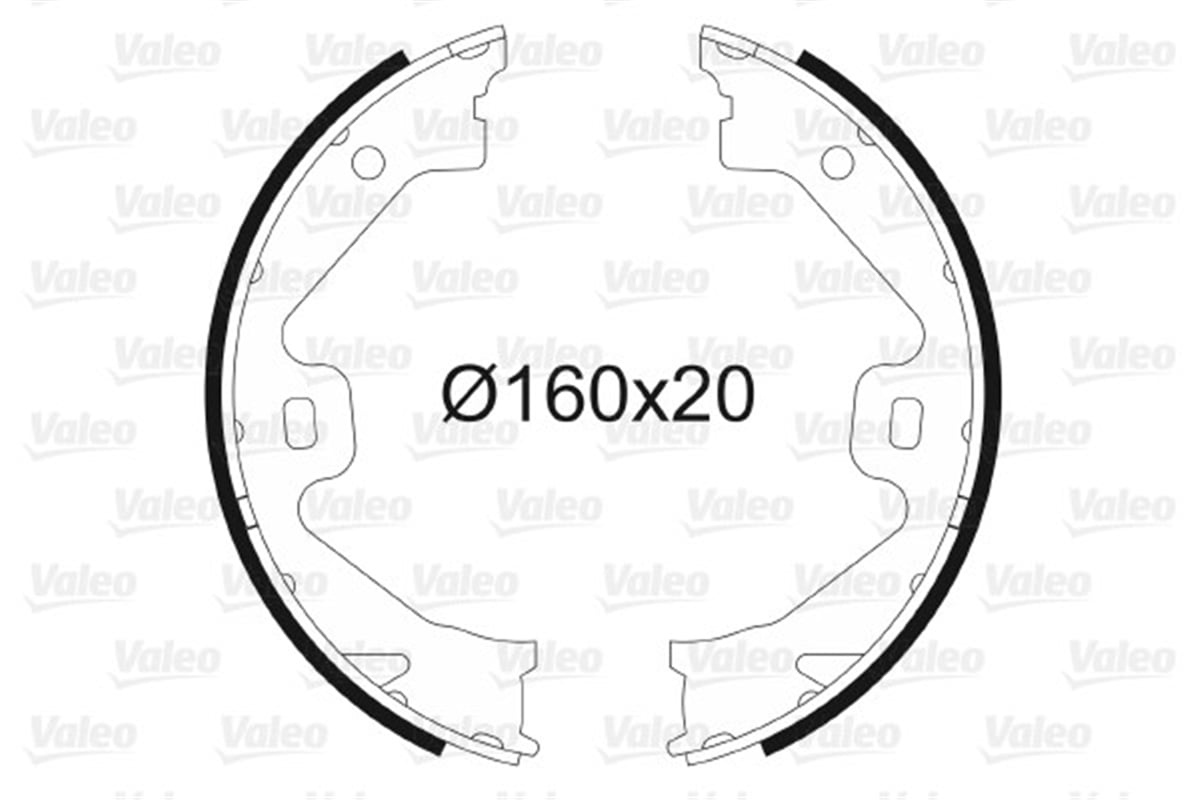 YEDEK PARÇAEL FREN BALATASI ROVER 75 99-03 1.8 İ. 2.0 CDT. 2.0 İ. 2.5 İ VALEO 564028VALEOVALEO 564028