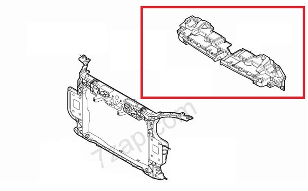 YEDEK PARÇAFıat Punto- Evo- 10/16 Ön Panel Radyatör Üst Plastiği 51885641MEYDAN1886-2351