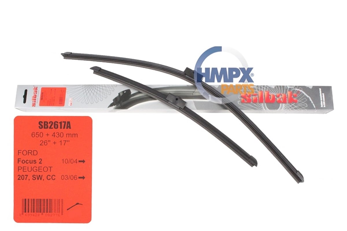 YEDEK PARÇAFOCUS  04>11 ÖN SİLECEK SÜPÜRGE TAKIM : MUZ TİPİ (650 MM+430 MM SIL GM5J S17528 BA SB2617APARCAWORLDSIL GM5J S17528 BA