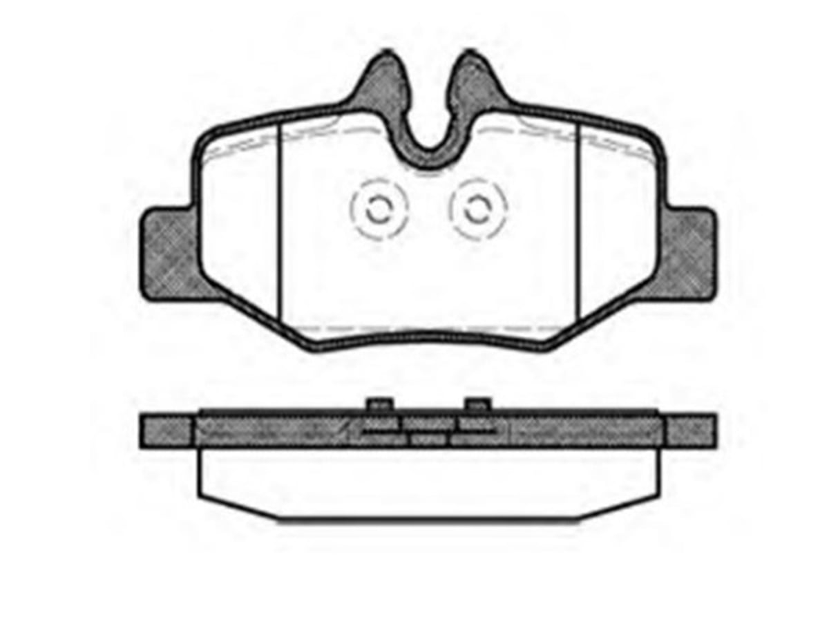 YEDEK PARÇAFREN BALATASI ARKA MERCEDES VIANO W639 03> VITO W639 03> 0014211010 -MGA-55305MGAMGA-55305