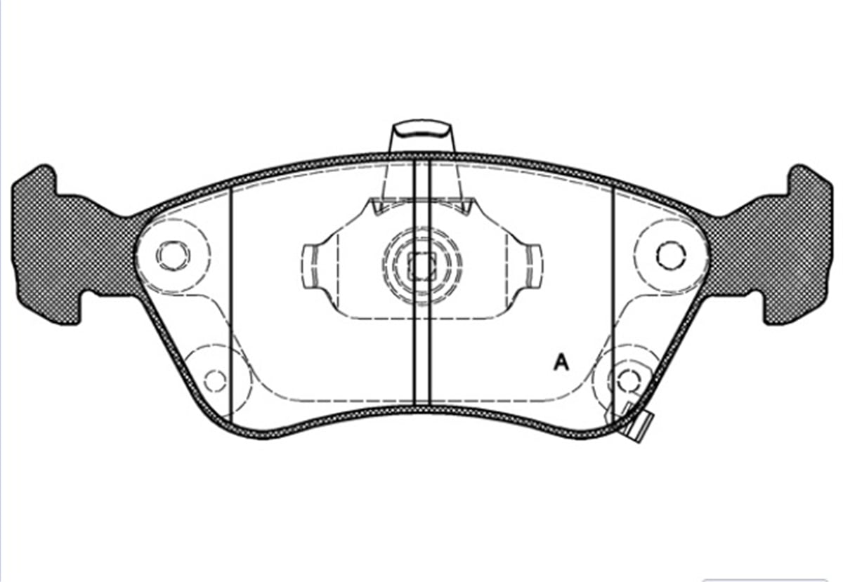 YEDEK PARÇAFREN BALATASI ON (TOYOTA: AVENSIS 97>00  )MGAMGA-55264