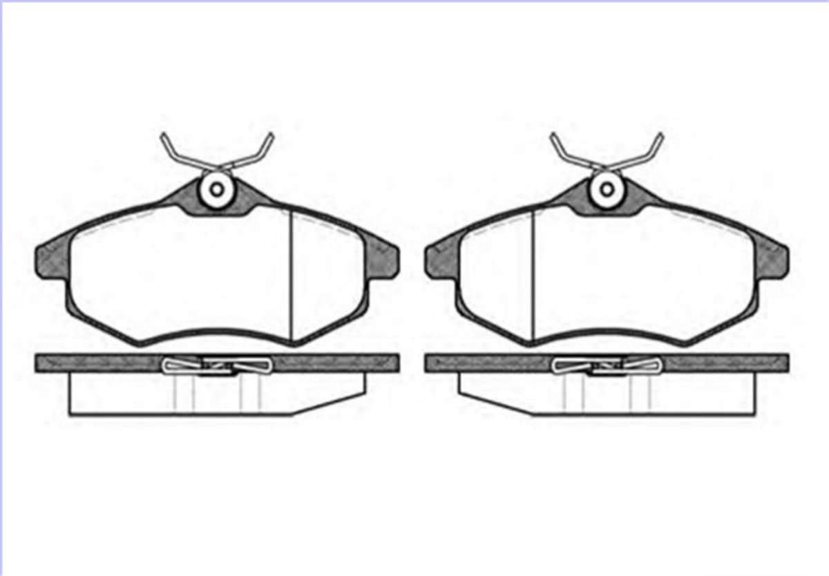 YEDEK PARÇAFREN BALATASI ON WVA 23406  CITROEN  C2 C3 1.4HDI  425345 -MGA-55175MGAMGA-55175
