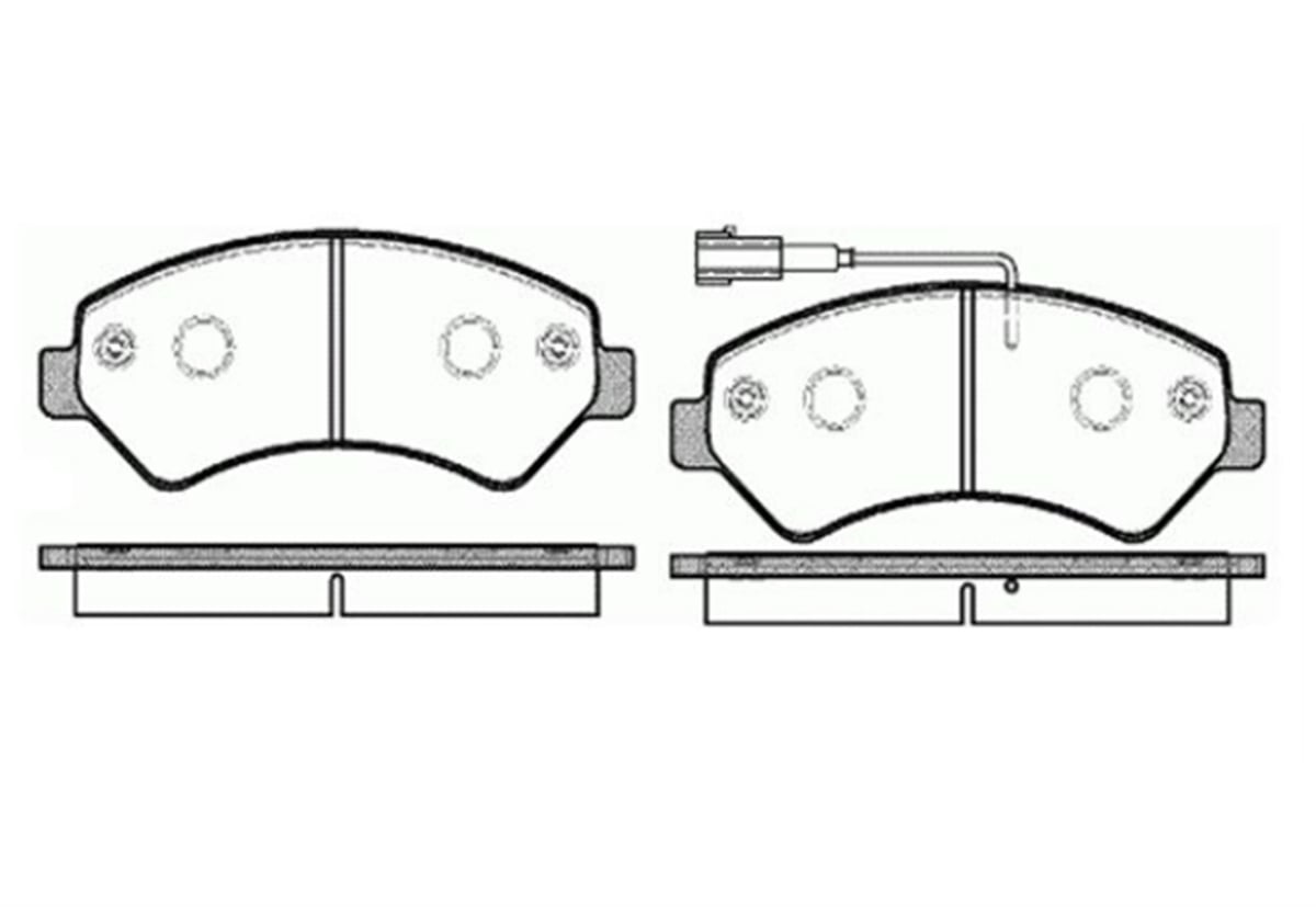 YEDEK PARÇAFREN BALATASI ON WVA 29466  FIAT  DUCATO III 06>  77364318 -MGA-55123MGAMGA-55123