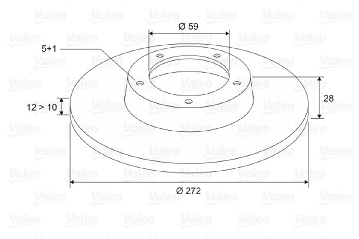 YEDEK PARÇAFREN DİSKİ ARKA X2 CITROEN C8 TÜM MODELLER 02 - VALEO 186724VALEOVALEO 186724