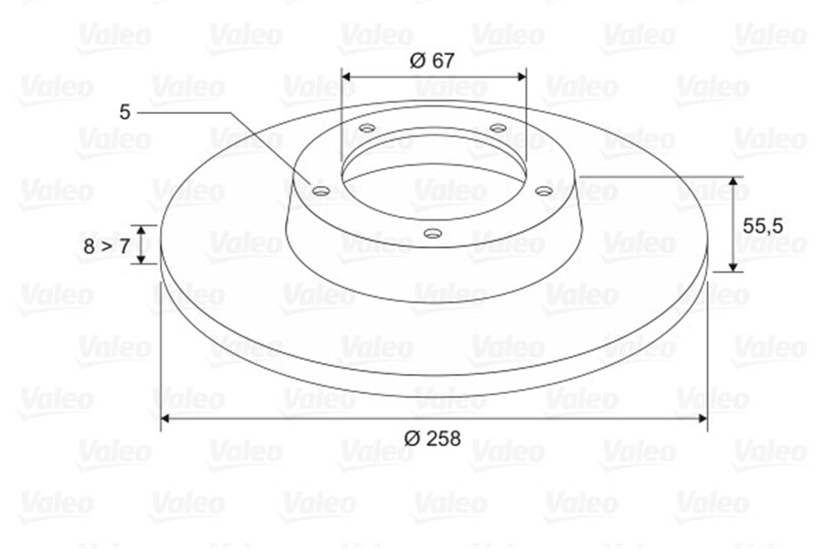 YEDEK PARÇAFREN DİSKİ ARKA X2 MB A CLASS W168 TÜM MODELLER- 97 - 04 VALEO 186760VALEOVALEO 186760