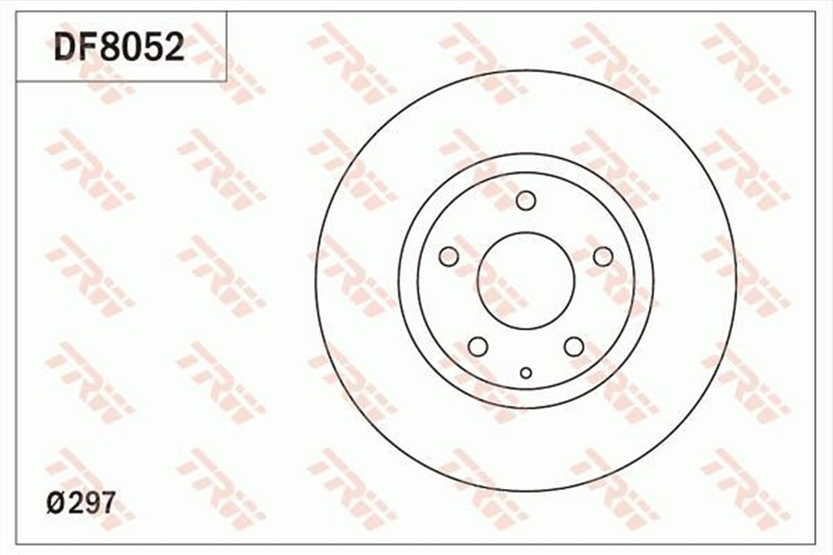 YEDEK PARÇAFREN DİSKİ ÖN 6 2012 CX-5 2011 TRW DF8052TRWTRW DF8052
