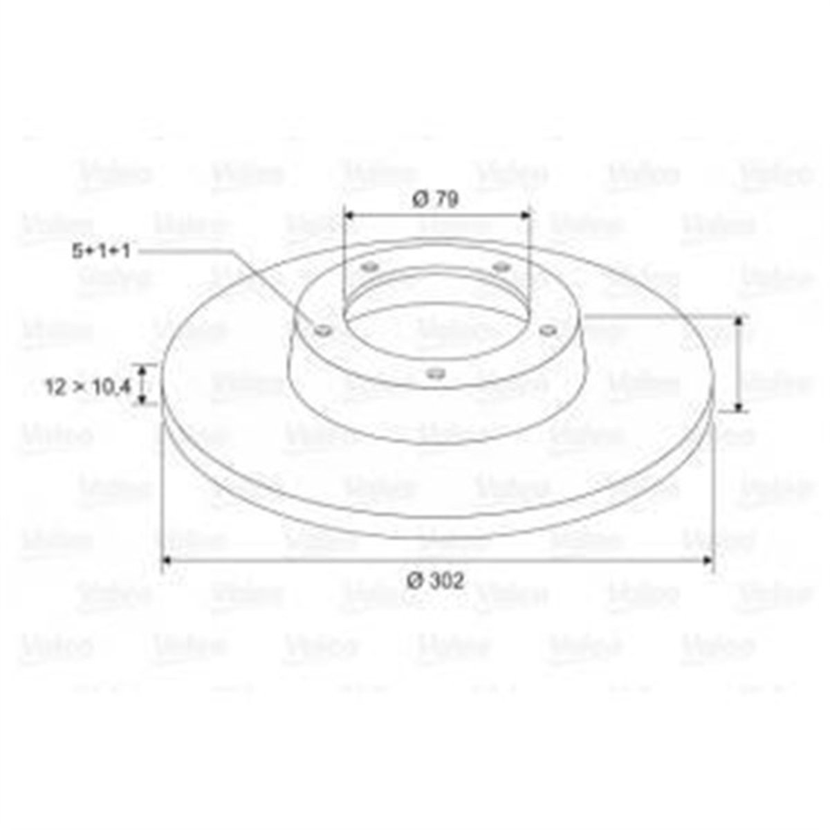 YEDEK PARÇAFREN DİSKİ ÖN X2 BMW E34 518. 520. 524TDS. 525TD 88-96 VALEO 186124VALEOVALEO 186124