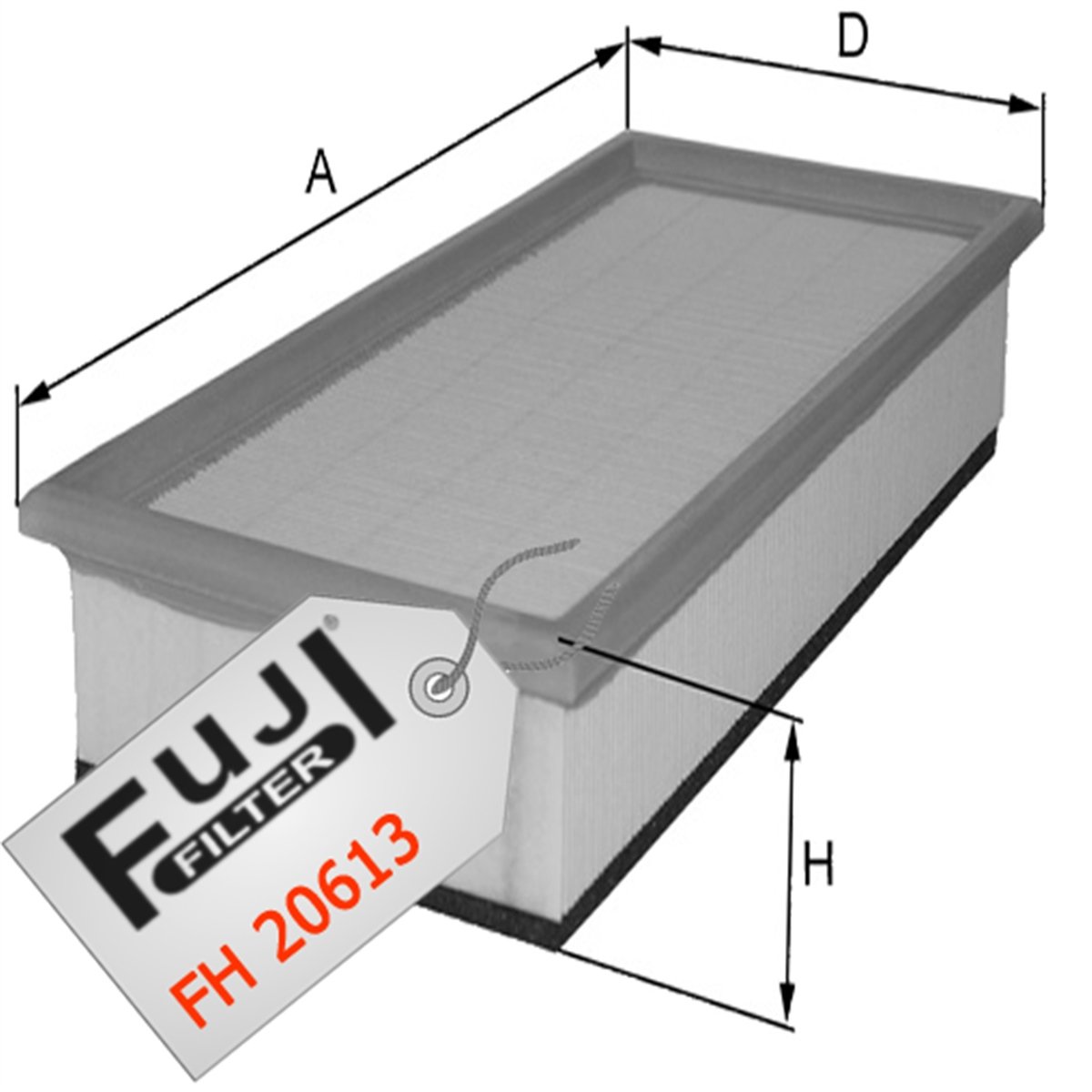 YEDEK PARÇAHAVA FİLTRESİ C3/C4 1.6 HDIFUJİ*FH-20613