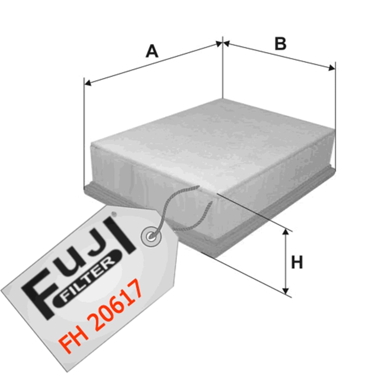 YEDEK PARÇAHAVA FİLTRESİ C4 2.0 16V 2004>FUJİ*FH-20617