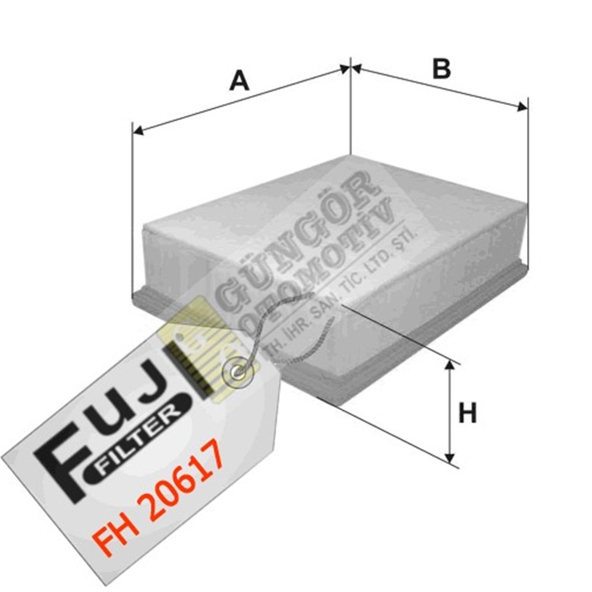 YEDEK PARÇAHAVA FİLTRESİ C4 2.0 16V 2004>FUJİ*FH-20617