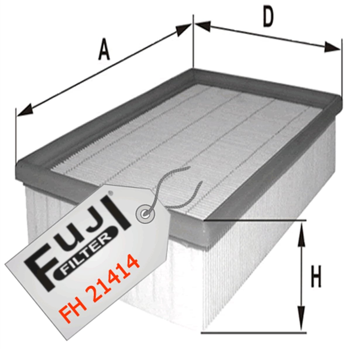 YEDEK PARÇAHAVA FİLTRESİ CLİO IIIFUJİ*FH-21414