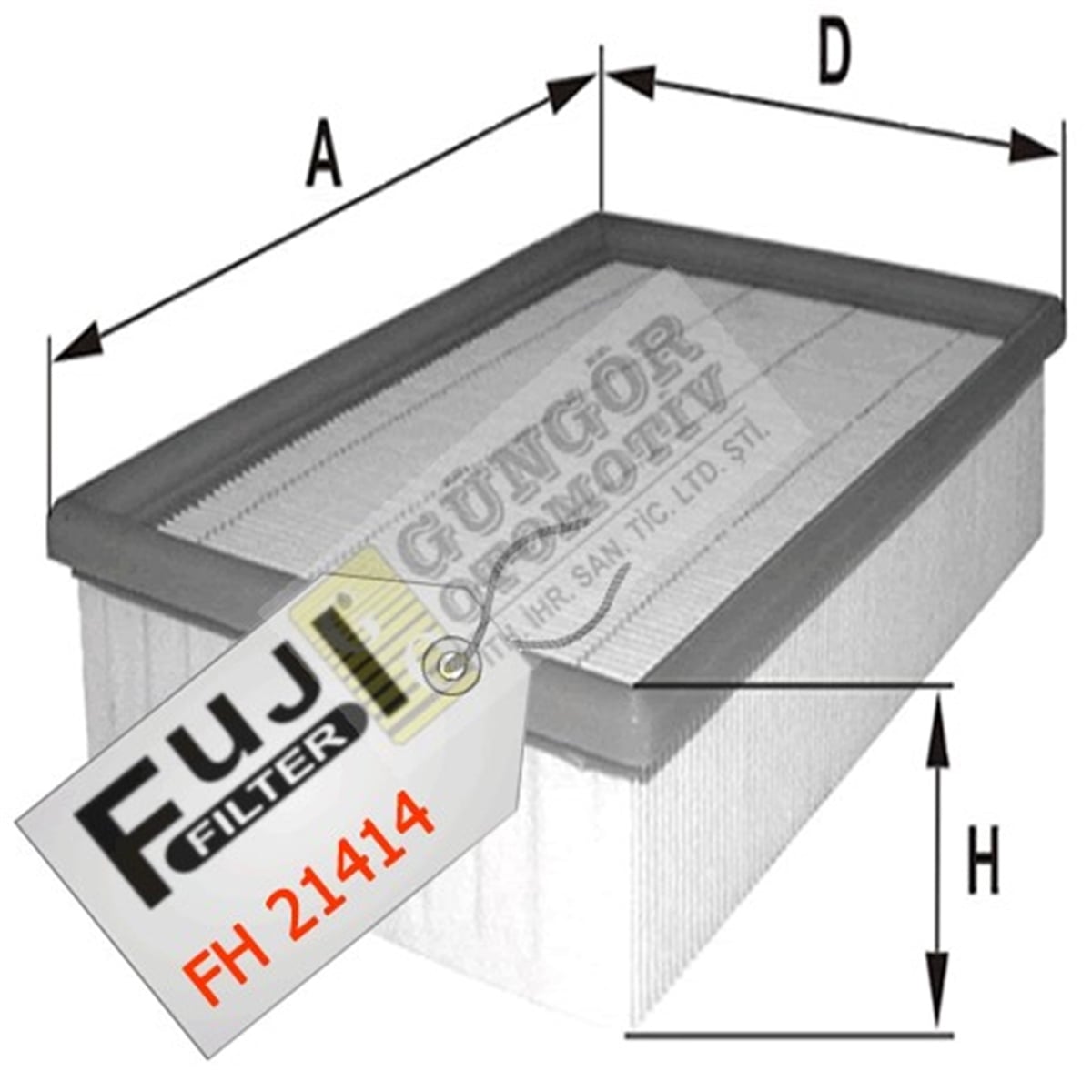 YEDEK PARÇAHAVA FİLTRESİ CLİO IIIFUJİ*FH-21414