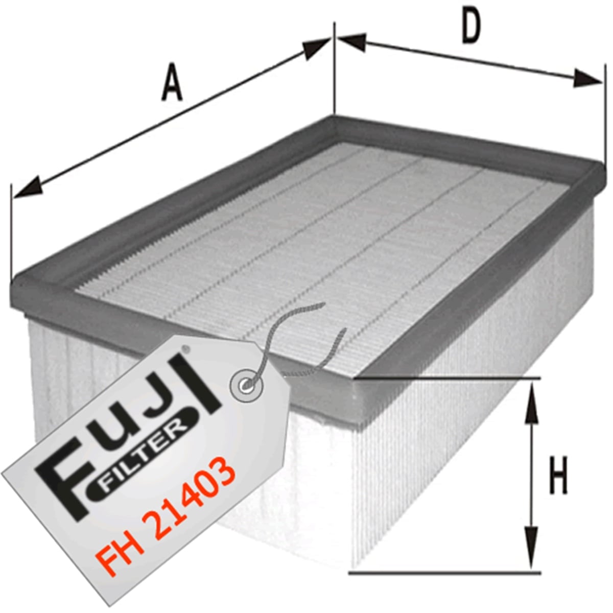 YEDEK PARÇAHAVA FİLTRESİ CLİO II/KANGO 1.4FUJİ*FH-21403