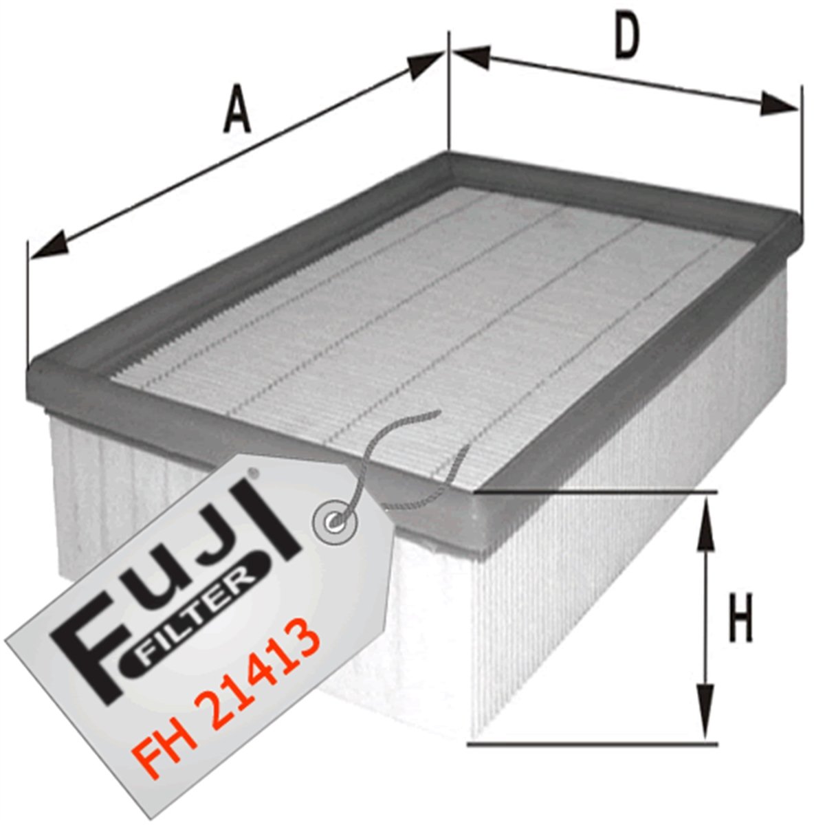 YEDEK PARÇAHAVA FİLTRESİ CLİO II/KANGO II 1.2 16VFUJİ*FH-21413