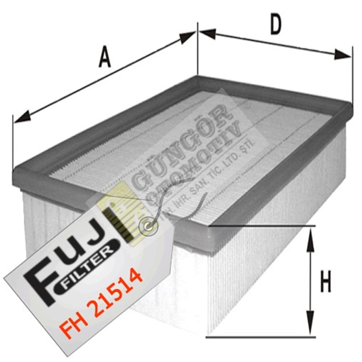 YEDEK PARÇAHAVA FİLTRESİ CORSA CFUJİ*FH-21514