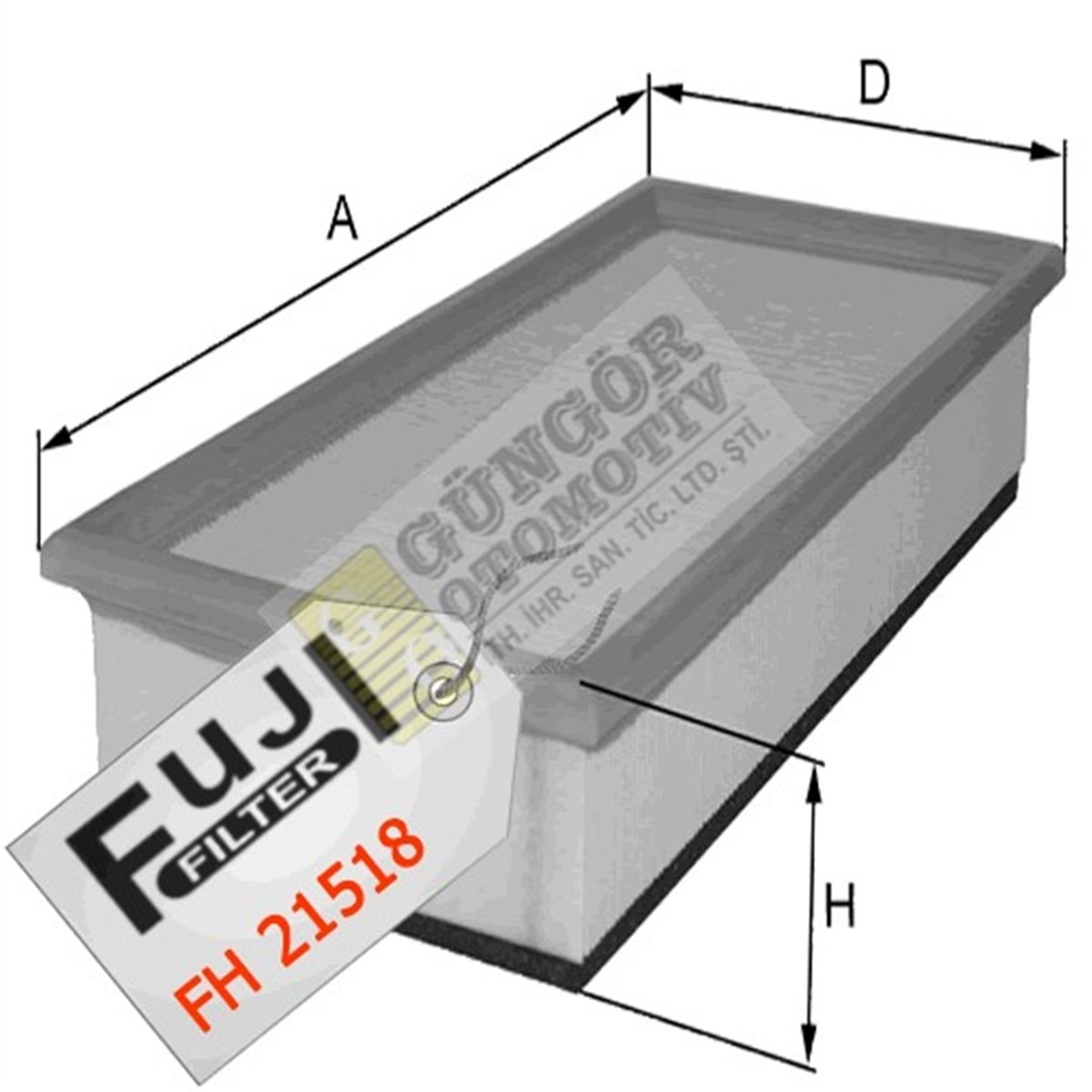 YEDEK PARÇAHAVA FİLTRESİ CORSA D Y.MFUJİ*FH-21518