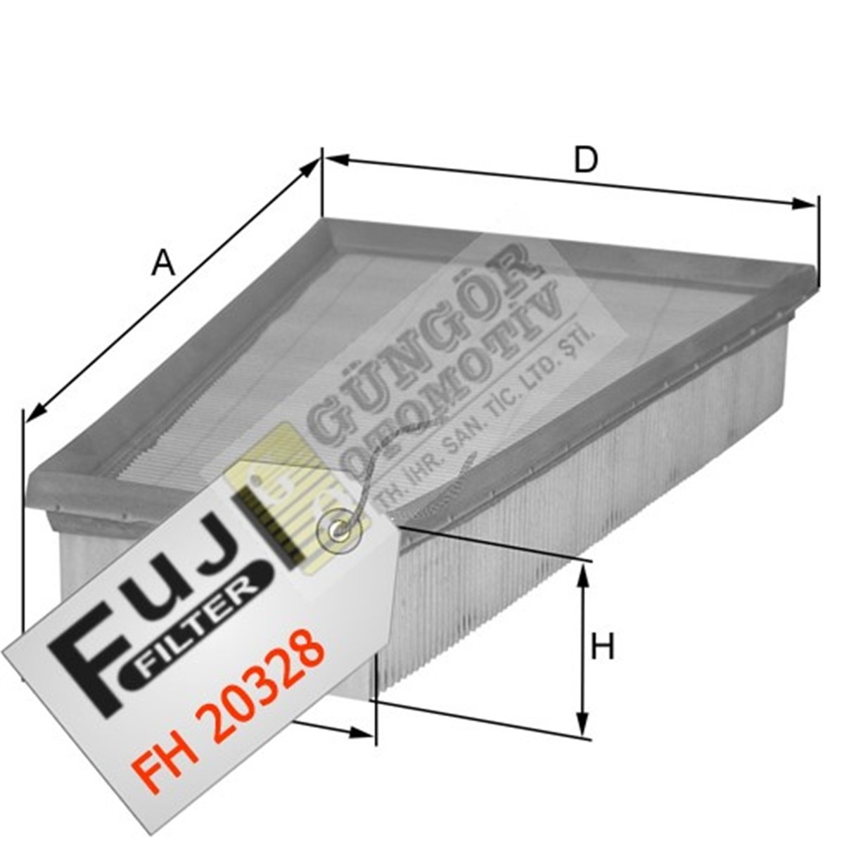 YEDEK PARÇAHAVA FİLTRESİ FIESTA 1.4/1.6 TDCİ 2010>FUJİ*FH-20328