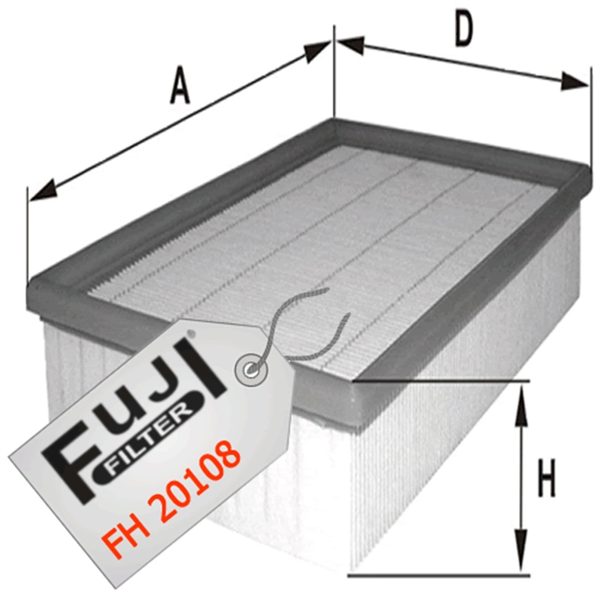 YEDEK PARÇAHAVA FİLTRESİ MAREA/BRAVOFUJİ*FH-20108