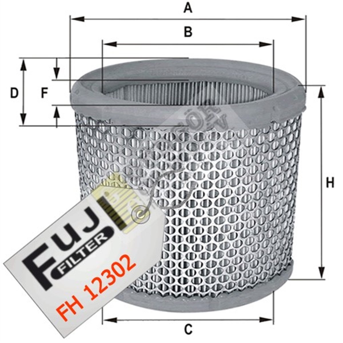 YEDEK PARÇAHAVA FİLTRESİ P306 1.4-1.6 2000-2002FUJİ*FH-12302