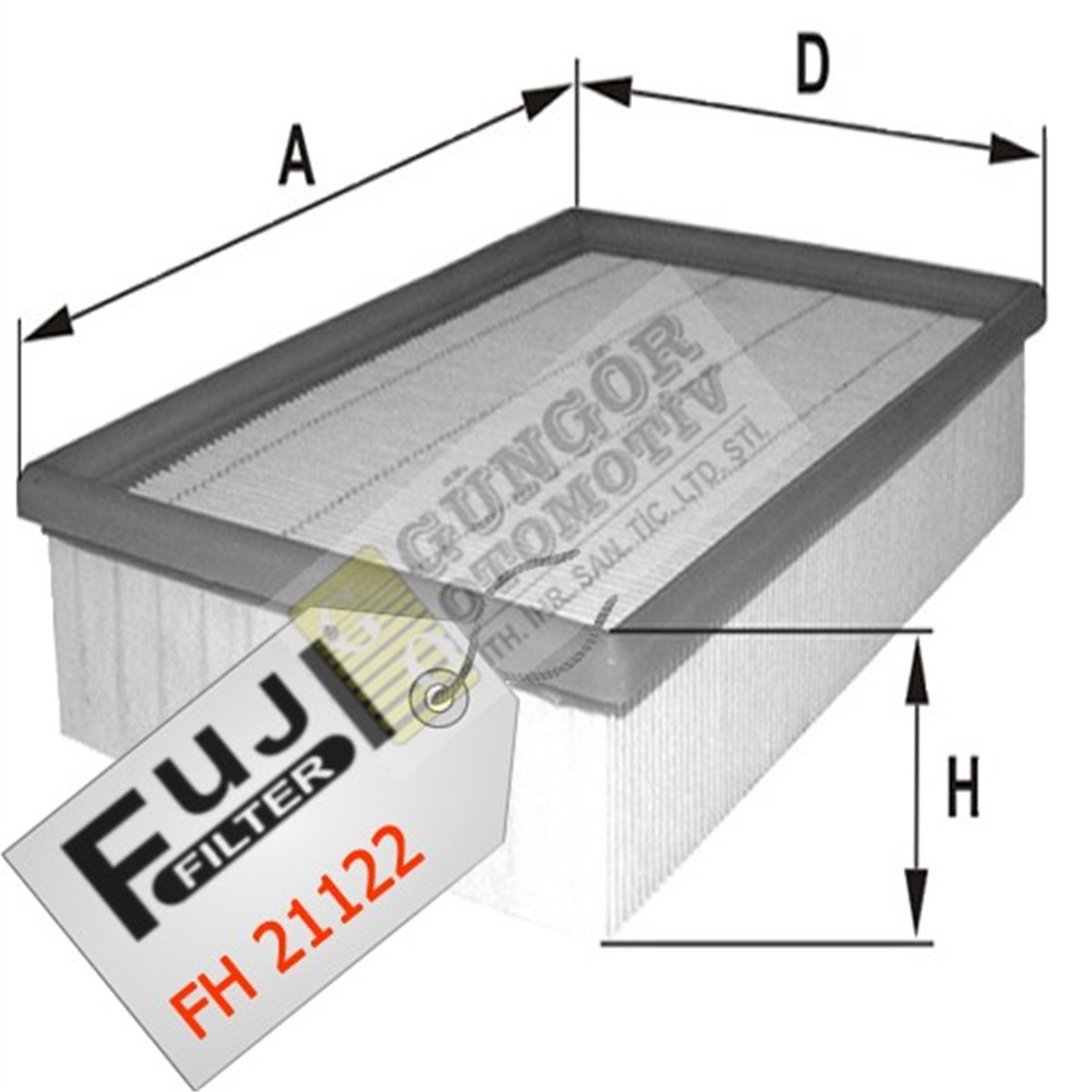 YEDEK PARÇAHAVA FİLTRESİ SPRİNTER 2012>FUJİ*FH-21122