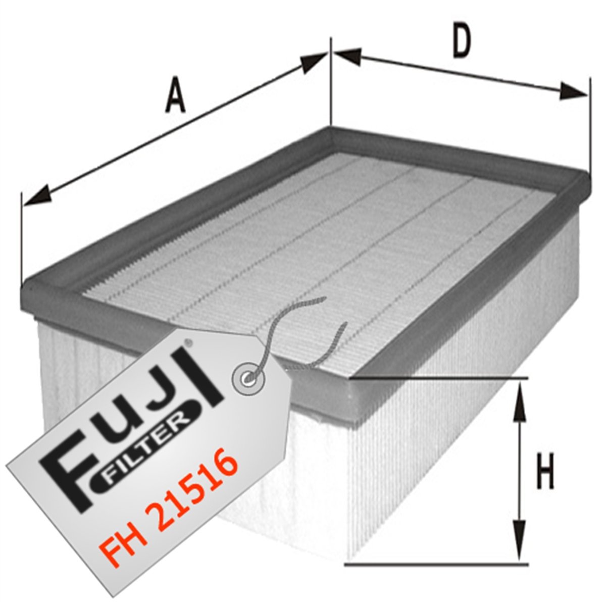 YEDEK PARÇAHAVA FİLTRESİ SÜNGERLİ ASTRA HFUJİ*FH-21516