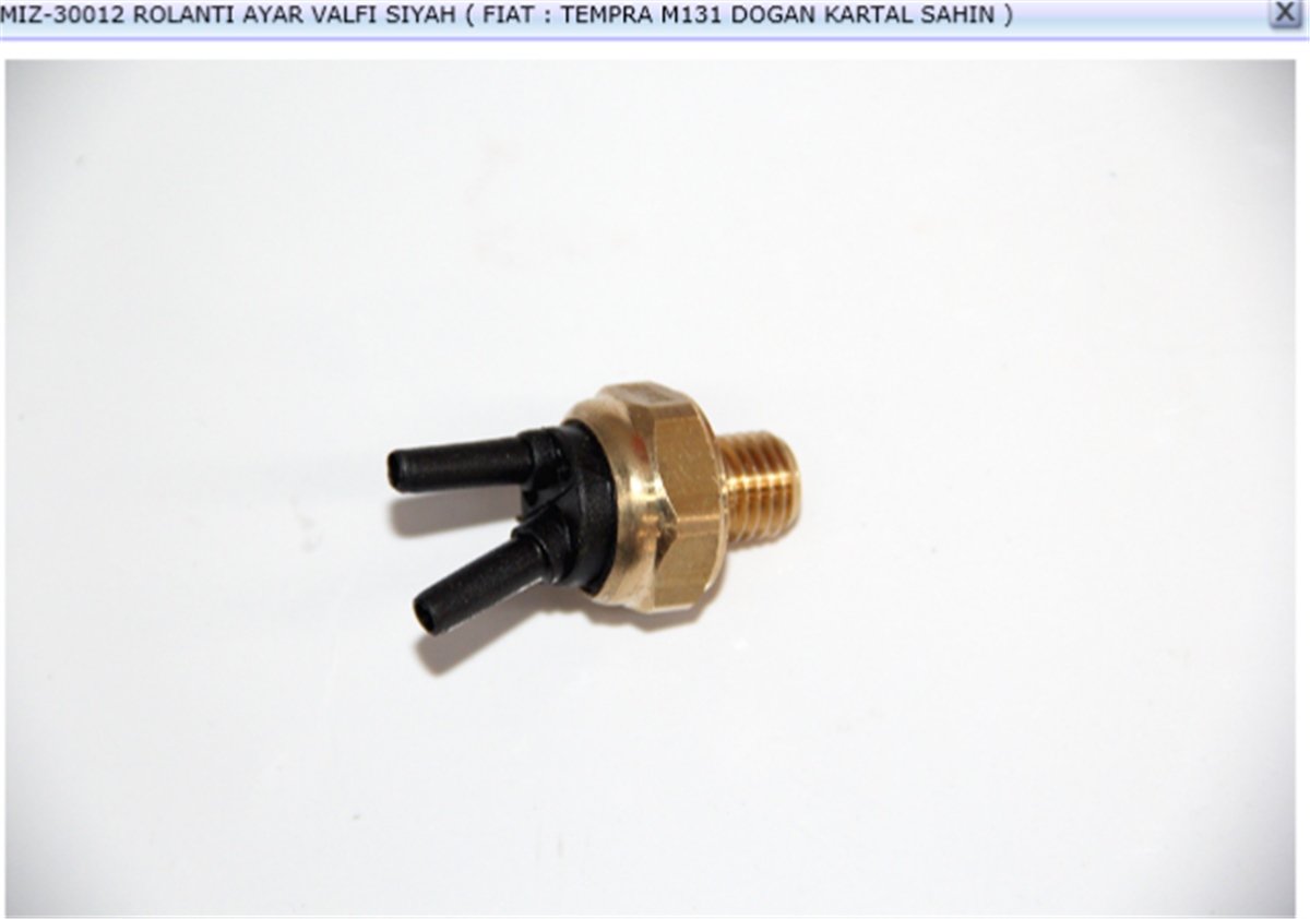 YEDEK PARÇAHIZ MÜŞÜRÜ SİYAH TEMPRAGM*MIZ-30012